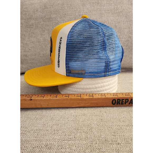 VINTAGE San Diego Chargers AJD NFL 1980s Lucky Stripes SnapBack Trucker Hat - Picture 4 of 14